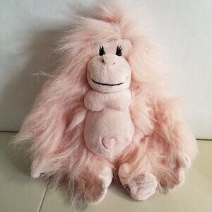 Ganz Webkinz Gilly Pink Stuffed Plush Animal Toy Glamorous Gorilla Doll